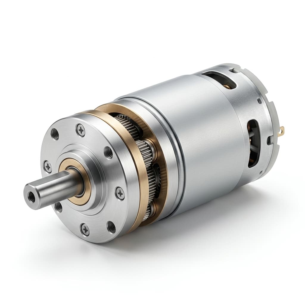 24V DC planetary gear motor for compact dispensers and metering modules