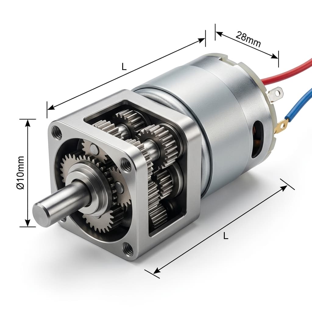 25mm brushless planetary gearmotor for low-maintenance industrial devices