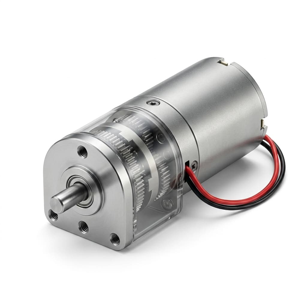 Metal gear planetary motor candidate for smart water valve and shutoff module