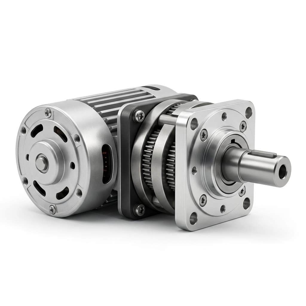 Low-vibration micro planetary gear motor for filter wheel and aperture indexing