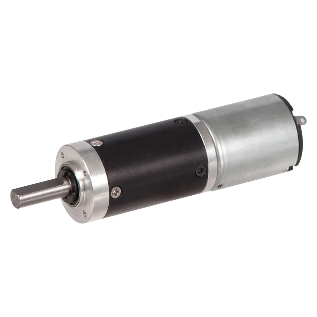 Micro coreless gear motor sample for low starting current and fast response